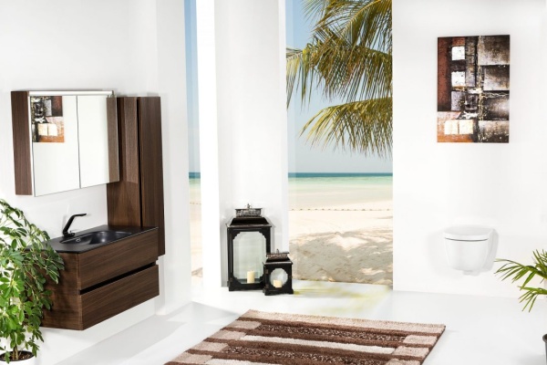 Зеркальный шкаф с подстветкой 80 см ArmadiArt Vallessi 547-D