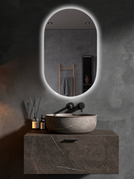 Зеркало с подсветкой и сенсорным управлением 60х110 см ArmadiArt Modern 568