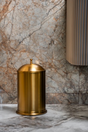 Ведро для мусора, классика Bronze 10915-BR