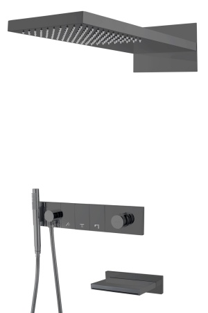 Встраиваемая душевая система Boheme Zodiac 132-2-SGM