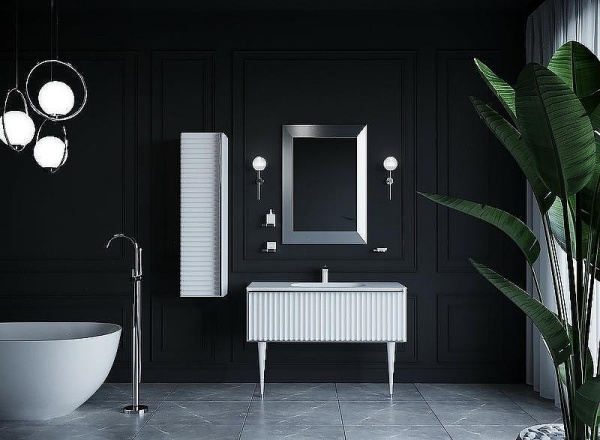 Тумба под раковину 80 см ArmadiArt Vallessi Avantgarde Canale 843-080-WCR