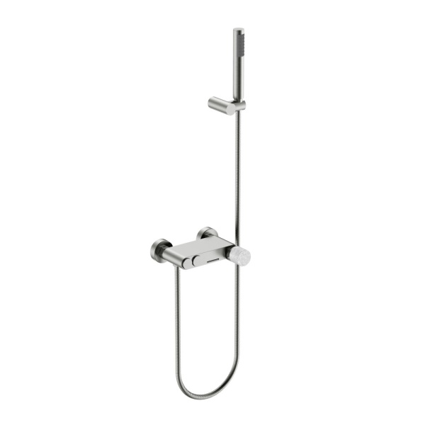 Смеситель STICK для ванны NICKEL BRUSH MARBLE GREY 123-NB-MR-GR