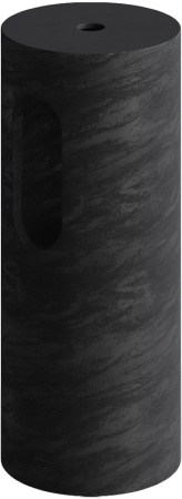 Пьедестал для раковины Ø30 см ArmadiArt Sole Corian 801-Base-Bwood