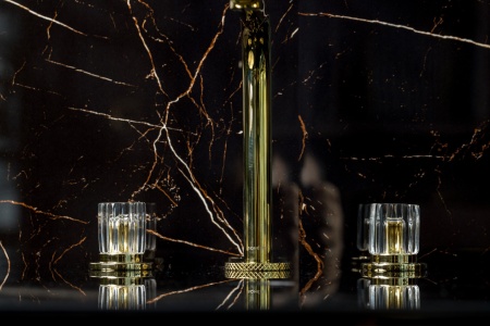 Смеситель для раковины Boheme Elegante 152-G-EL