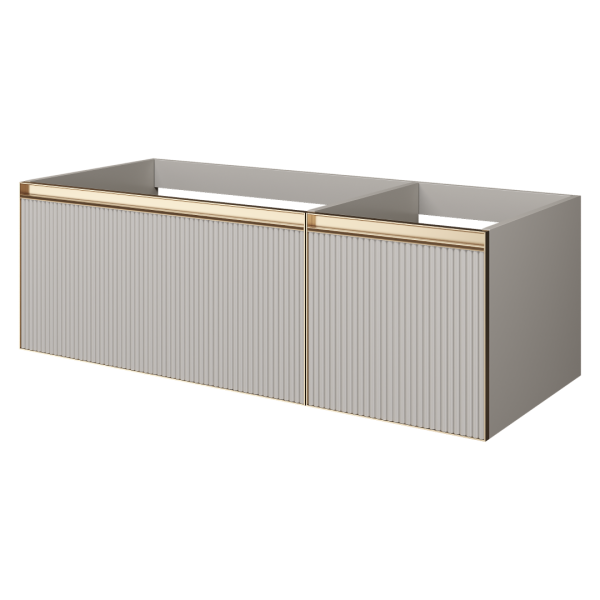 Тумба под раковину 120 см ArmadiArt Quatro 2 790-M2-120-CM-RIB-MG