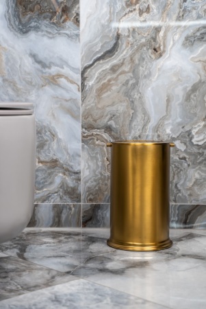 Ведро для мусора с вращающейся крышкой Bronze 10916-BR