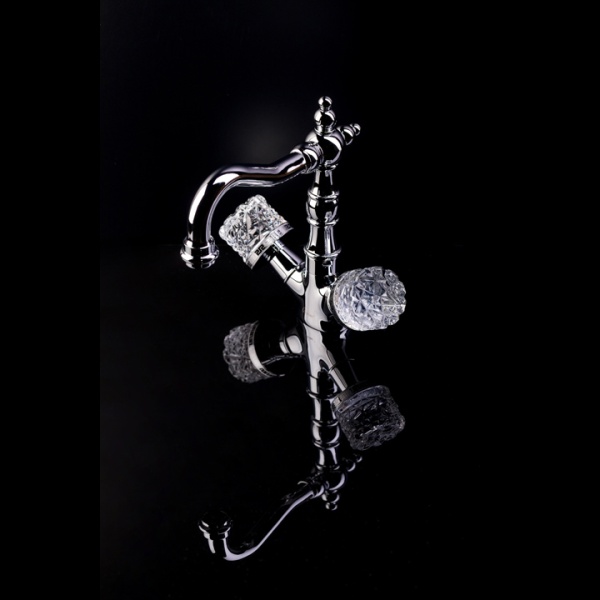 Смеситель для раковины Boheme Crystal 272-CRST