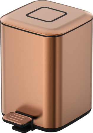 Ведро квадратное Brushed Bronze 10948-BRB