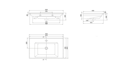 Раковина 65 см ArmadiArt Capolda 876-065 продается только в комплекте с тумбой