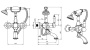Смеситель для ванны Boheme Medici 303-BSW