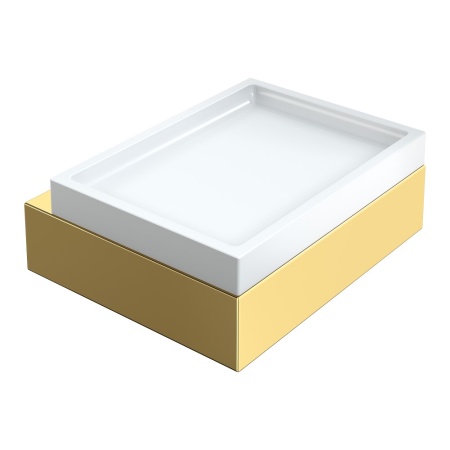 Мыльница настенная Qubic Gold 10723-G