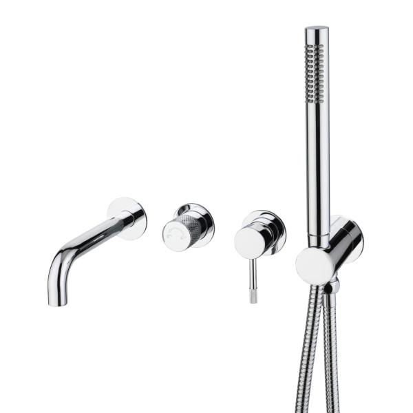 Смеситель для ванны Boheme Uno 464-3-NEW-CR