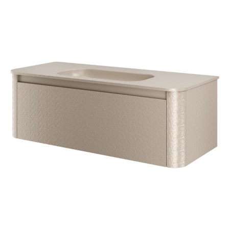Тумба с раковиной VOI 120CM STONEFINISH DAPHNE (Комплект)