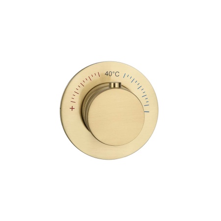 Смеситель встраиваемый термостат UNO MATT GOLD 627-T-MG