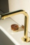 Смеситель из стены AURA на 3 отв. GOLD STELLA AMBER 152-G-ST-AMBER