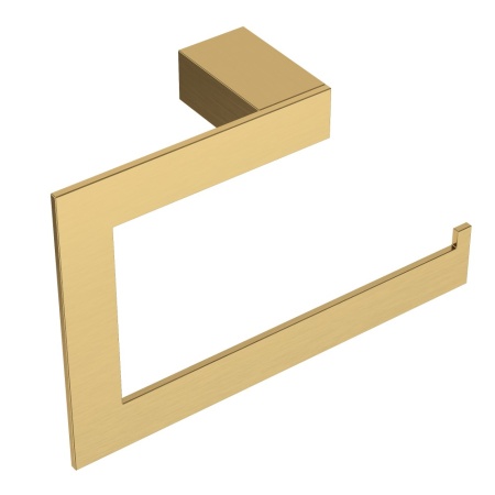 Полотенцедержатель кольцо Qubic Matt Gold 10725-MG