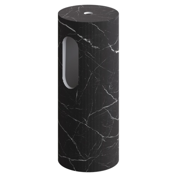 Пьедестал для раковины рифленый Corian 300*720 Nero Marquina 801-Base-Rib-NM