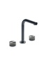 Смеситель из стены AURA на 3 отв. BLACK STELLA GREEN 152-B-ST-GREEN