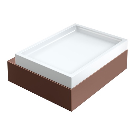 Мыльница настенная Qubic Copper Brushed 10723-CB