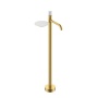 Смеситель STICK напольный для умыв. MATT GOLD MARBLE GREY 120-MG-MR-GR