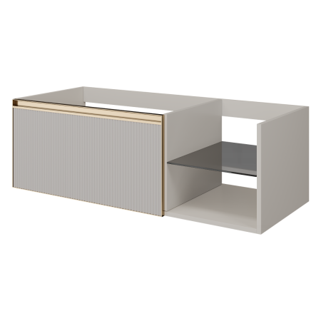 Тумба под раковину 120 см ArmadiArt Quatro 6 790-M6-120-CM-RIB-MG