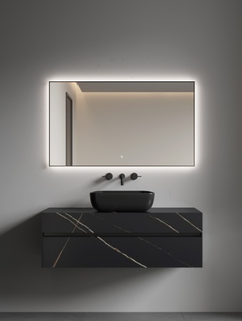 Зеркало с подсветкой и сенсорным управлением 120х70 см ArmadiArt Modern 543-120-CR