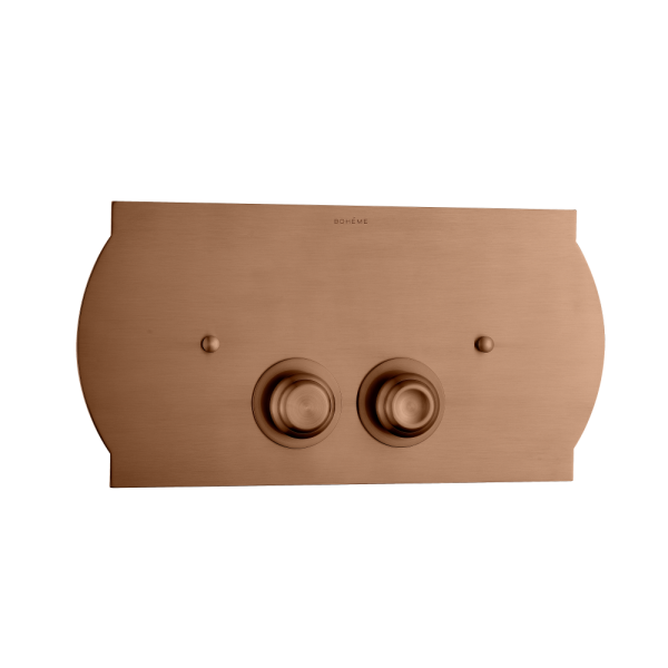 Кнопка для инсталляции, латунь Brushed Bronze 651-BRB