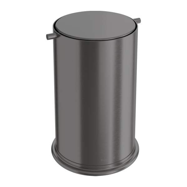 Ведро для мусора с вращающейся крышкой Gun Metal 10916-GM