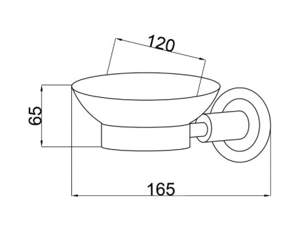 Мыльница Boheme Murano 10903-V-G