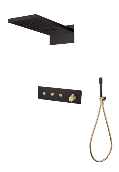 Встраиваемая душевая система Boheme Fusion 130-BG