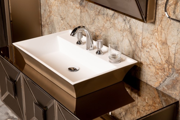 Столешница Fiaba 121, бронзированное зеркало T23-3026-121