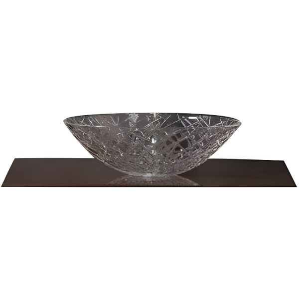 Столешница стеклянная 100 см ArmadiArt NeoArt 853-100-DB