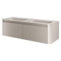 Тумба с раковиной VOI 140CM STONEFINISH CASHMERE (Комплект)