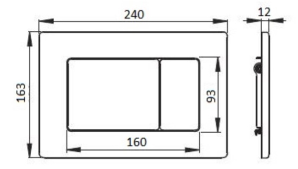Кнопка для инсталляции Boheme 650-SGM