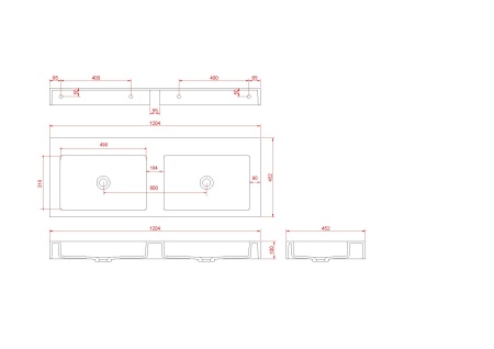 Раковина ArmadiArt Flat 888-120 продается только в комплекте с тумбой