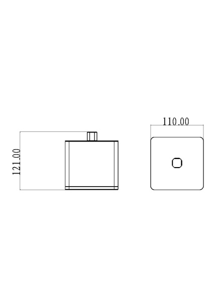 Стакан для ватных дисков Boheme Q 10964-W-G