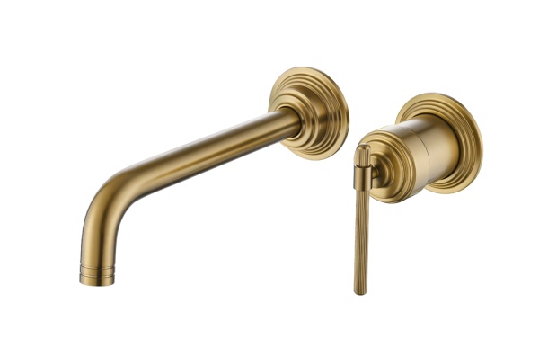 Смеситель для умывальника из стены, ETERNA BRONZE 175-BR