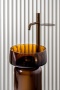 Пьедестал полиэфирный GLOW цвет COFFEE 300*700mm 810-BASE-G-C