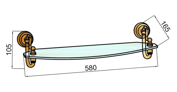 Полка Boheme Barocco 10657