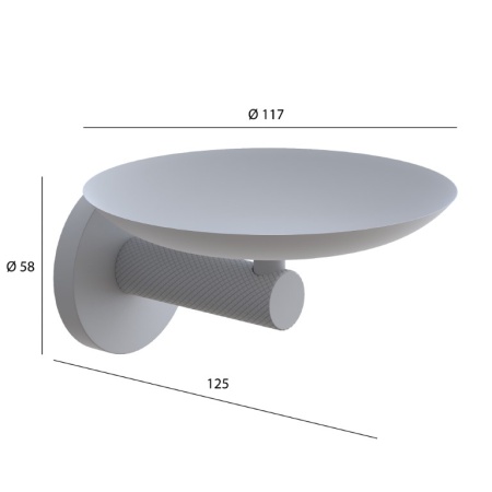 Мыльница Boheme Uno 10973-CB