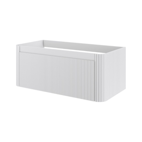 Тумба без раковины VOI рифл. 100см MATT WHITE 782-100-R-MW