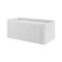 Тумба без раковины VOI рифл. 100см MATT WHITE 782-100-R-MW
