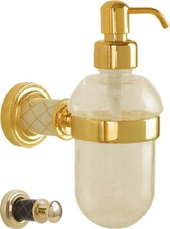 Дозатор жидкого мыла Boheme Murano 10912-CH-G