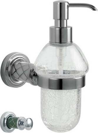 Дозатор жидкого мыла Boheme Murano 10912-GR-CR