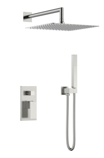 Встраиваемая душевая система Boheme Qubic 474-3-NB