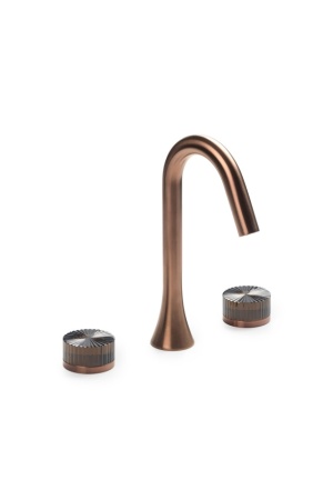 Смеситель из стены SWAN на 3 отв. COPPER BRUSHED STELLA BROWN 153-CB-ST-BROWN