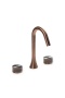 Смеситель из стены SWAN на 3 отв. COPPER BRUSHED STELLA BROWN 153-CB-ST-BROWN