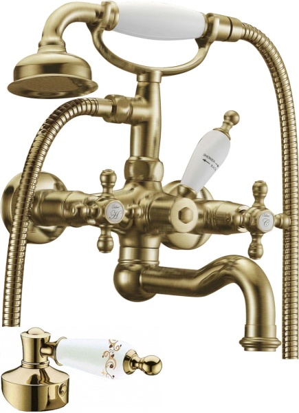 Смеситель для ванны Boheme Medici 313-PR