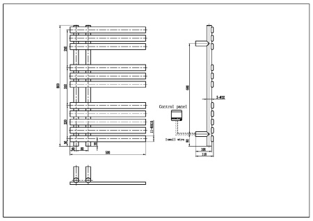 Полотенцесушитель электрический Boheme Venturo 723-CB