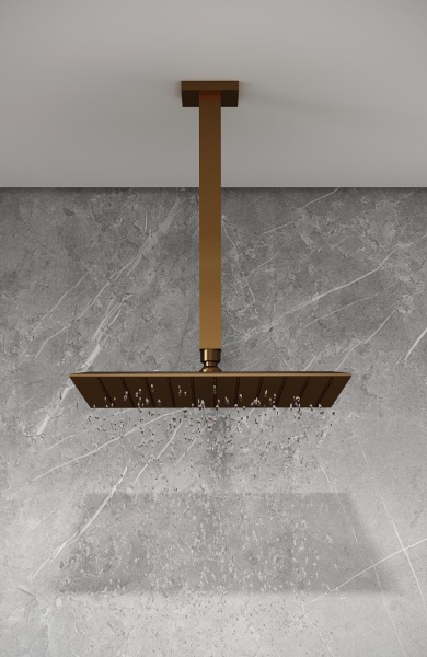 Держатель верхнего душа потолочный Boheme Qubic 629-QUBIC-SGM